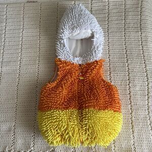Candy Corn Lane Toddler 18M Puffy Striped Candy Corn Easily Removable With Hood